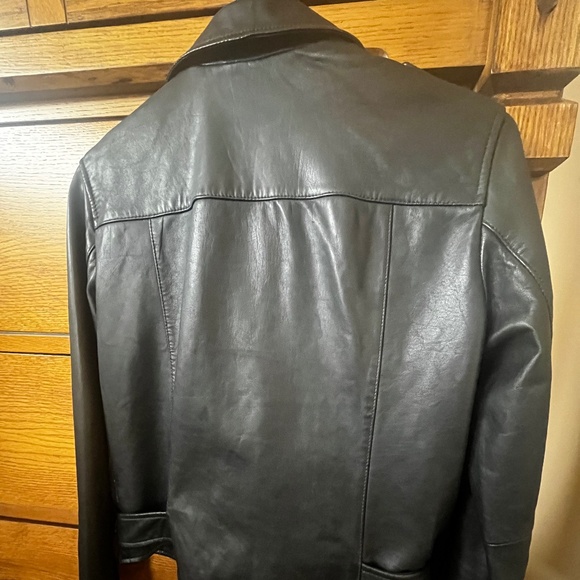 ALLSAINTS- Balfern Leather Biker Jacket- US Size 6 - Picture 3 of 15